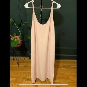 Everlane, Japanese GoWeave Slip Dress (Rose)